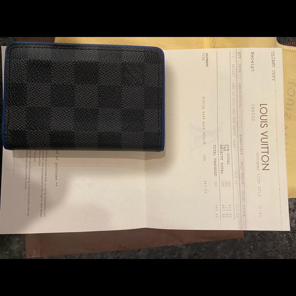 Louis Vuitton Damier Graphite Organizer N63267